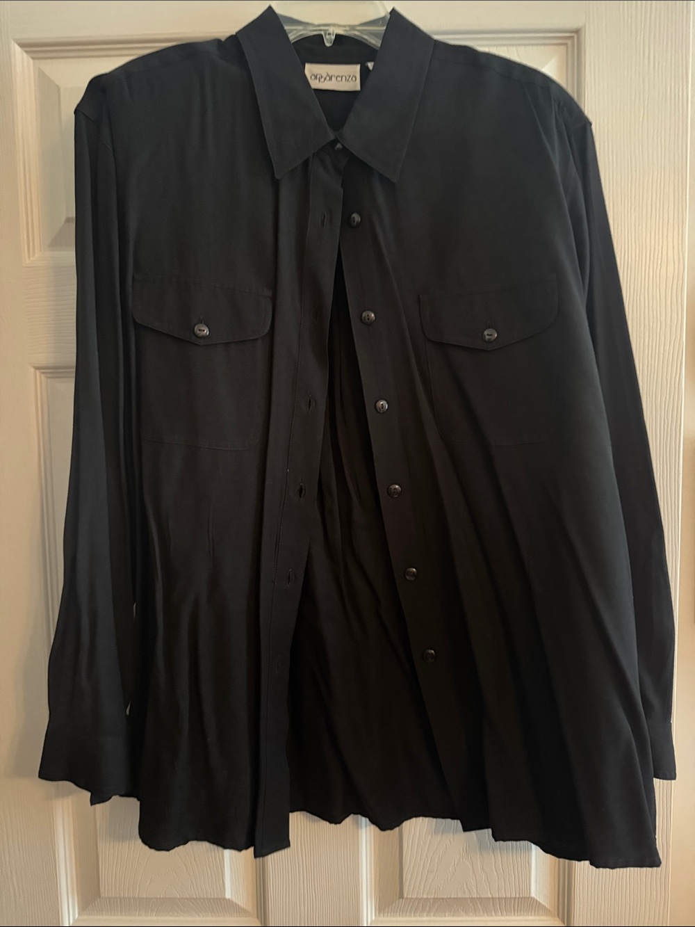 Women’s Black Button-Up Shirt